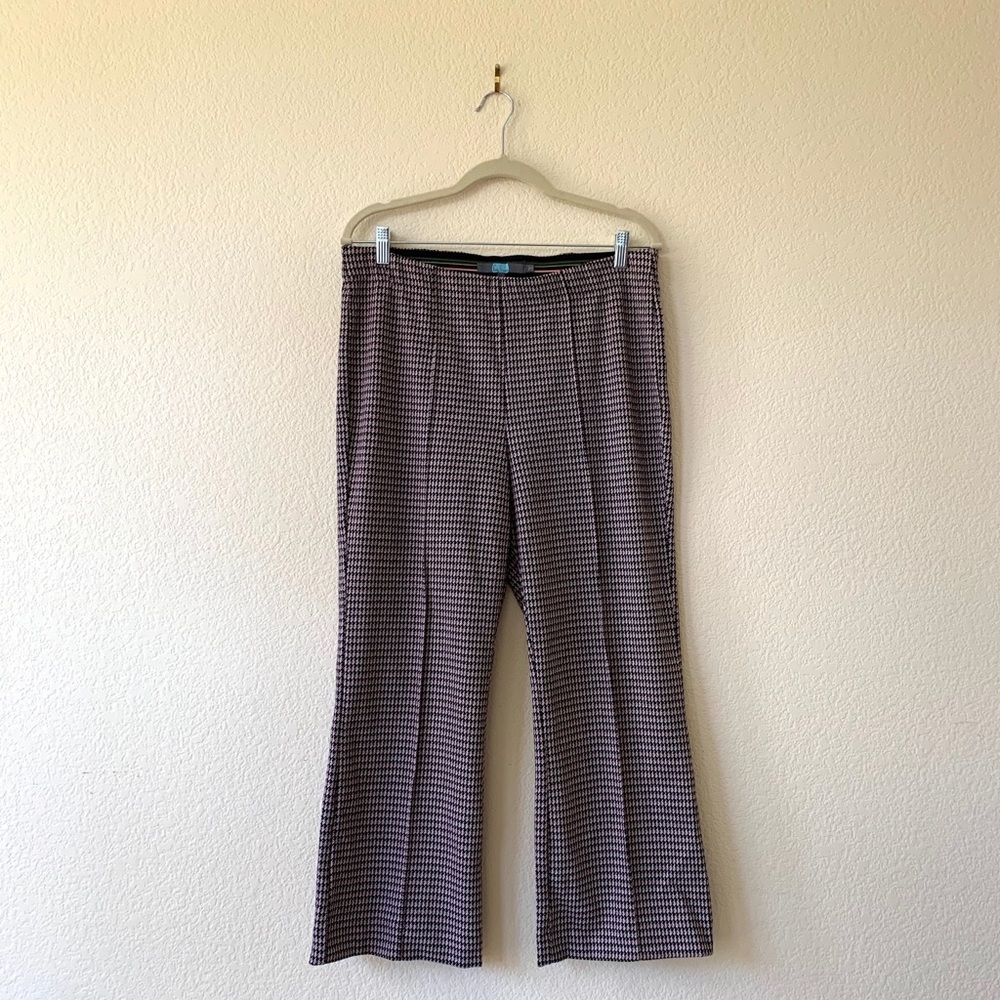 Anthropology houndstooth trousers